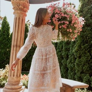 Ivy City Co Sicily Dress with Champagne Lining (Long Sleeve)